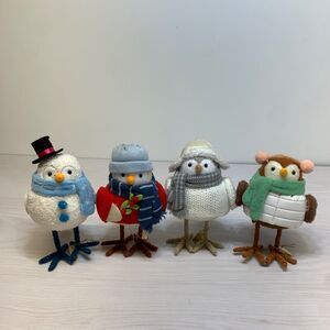 Featherly Friends birds Fall Winter Random Lot Of 4